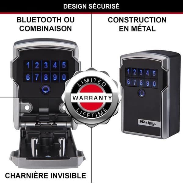 Masterlock säkerhetsskåp Nyckelbox 5441EURD - L format