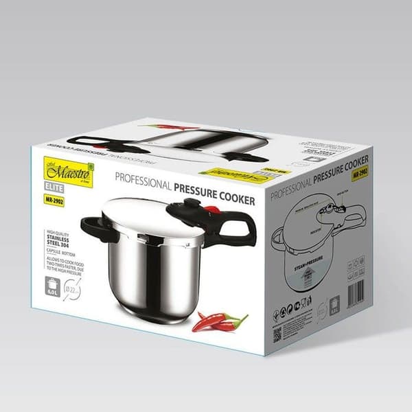 Tryckkokare 22 cm 6,0 L MAESTRO MR-2902