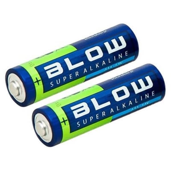 Två alkaliska batterier Blow Super Alkaline AAA LR3