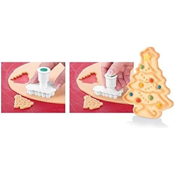 Dekorationsset med stämplar Tescoma 630857 - Jul - 4 st - Plast - Diskmaskinssäker