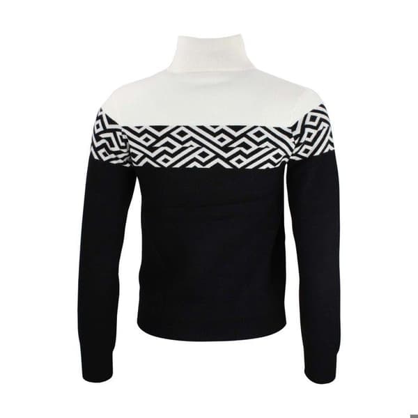 Pull col roulé 1/2 zip dam Peak Mountain - svart