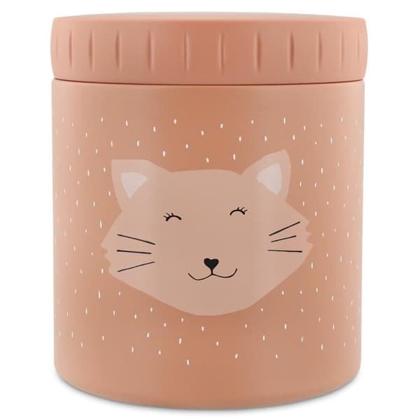 Fruktskål - TRIXIE - Fru Katt - 500ml - Rosa - Rund