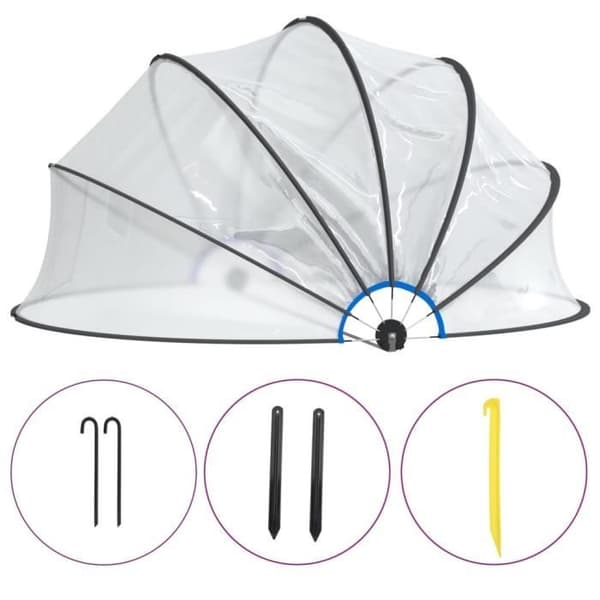 vidaXL Pool Dome 500x250 cm 92797