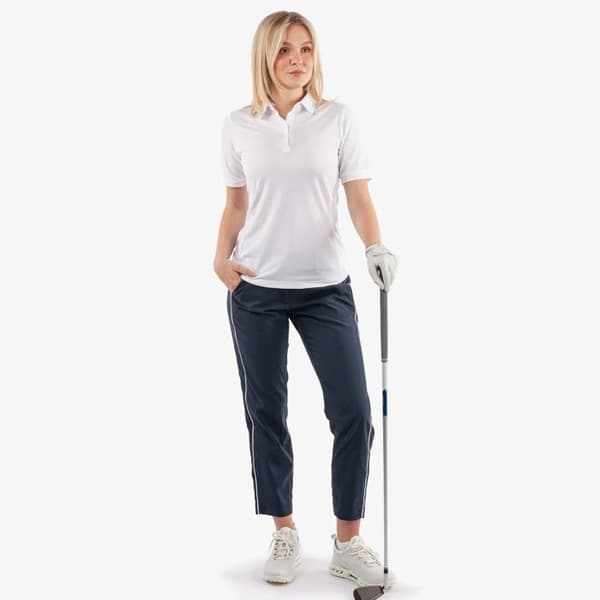 Polo dam Galvin Green Melody - vit