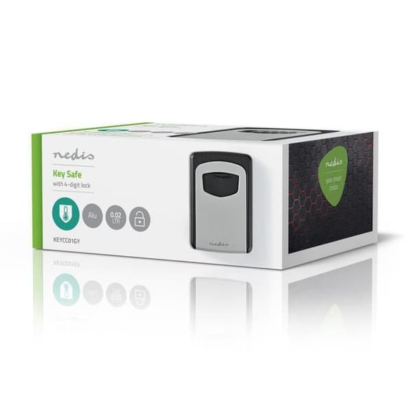 Nedis Safe | KEYCC01GY |Svart / Grå