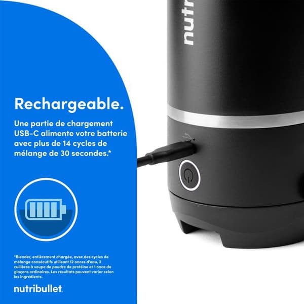 Blender - NUTRIBULLET - Flip - NBP106B - Svart