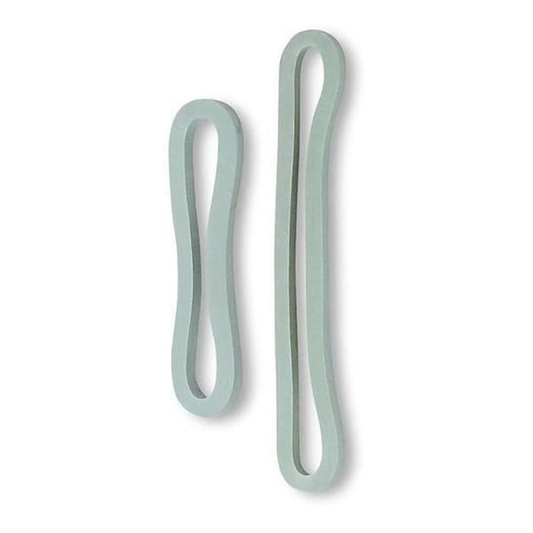 Set med 10 kvadratiska elastiker för camping - 5 x 120 mm