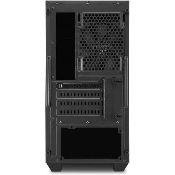 PC-chassi - Sharkoon - S1000 - Micro ATX - Ingen strömförsörjning - Svart - USB/Ljud