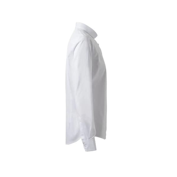 Polyester-bomullskjorta för kvinnor Velilla - vit