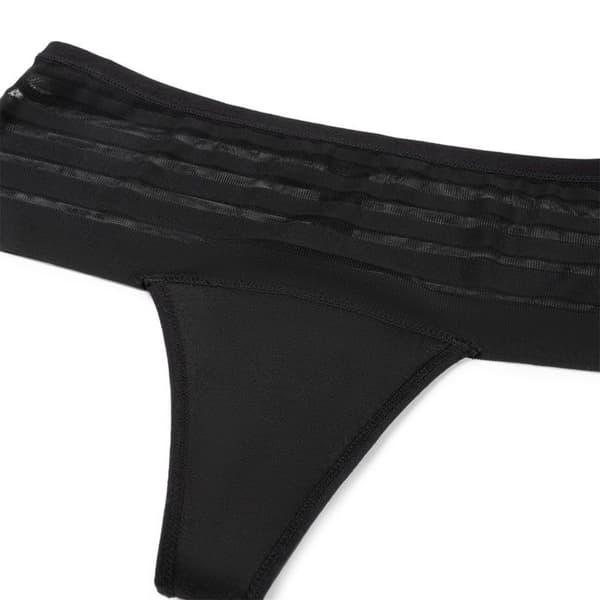 Menstruationssträng låg flöde kvinna Bye Bra - svart