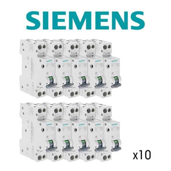 SIEMENS 10-pack av 20A SIEMENS NEW (983) strömbrytare