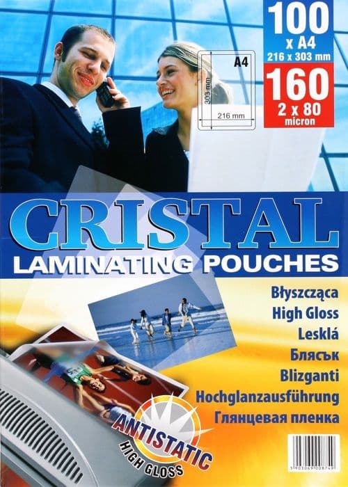 Filmmaterial för laminering A4/80u matt dubbelsidig