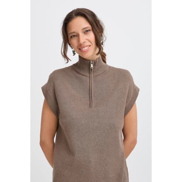 Sweatshirt med dragkedja dam b.young Mmorla