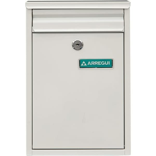 Brevlåda - ARREGUI - 1832D87 - Metall - Vit - A5-format