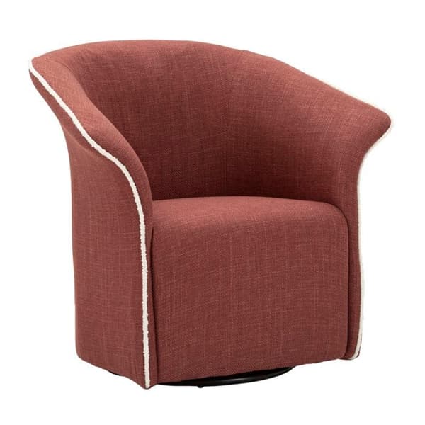 Design Snurrfåtölj "Siena" 83cm Bordeaux