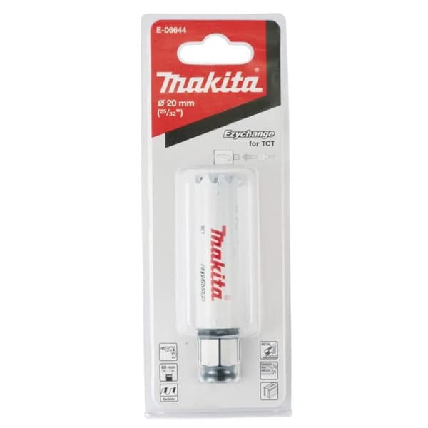Makita Ezychange hålsåg TCT Ezychange - 20 mm ø - 60 mm lång