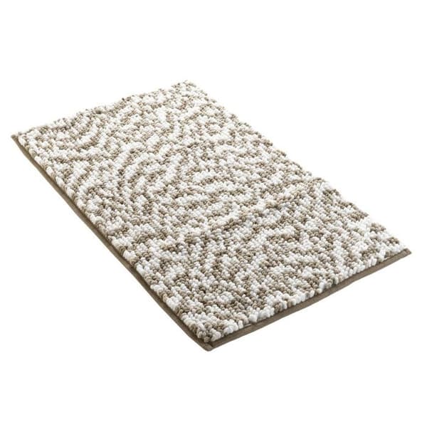 Badrugs 45x75 cm mikrofiber trikolor - Brun