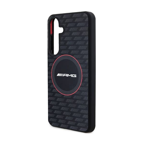 Telefonfodral - AMG - Galaxy S24+ - Silikon - Kolfibermönster - Repvänlig skydd