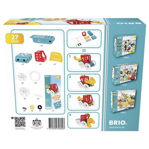 Brio Builder Bil med fjärrkontroll Byggelement Constructor Åldersklass: från 3 år