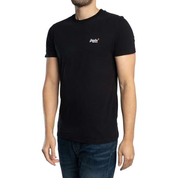 T-shirt Superdry Essential Contrast Pr präglad Logotyp Herr
