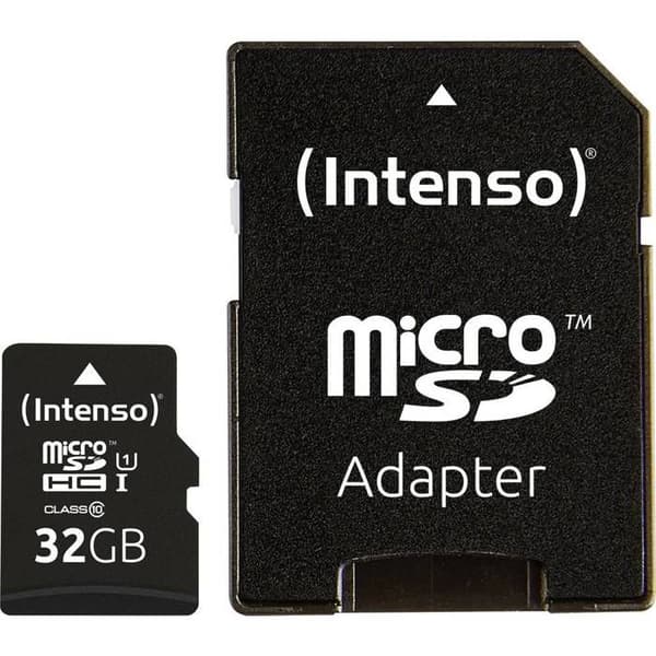 Intenso Professional 32 GB Class 10, UHS-I microSDHC-kort med SD-adapter