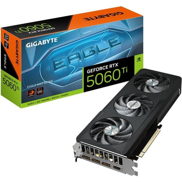 GIGABYTE - EAGLEMAX - Grafikkort - NVIDIA RTX 5060Ti OC - 16 Go
