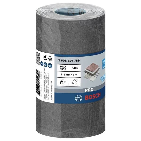 Bosch Sliprulle 115 mm, 5 m, 400