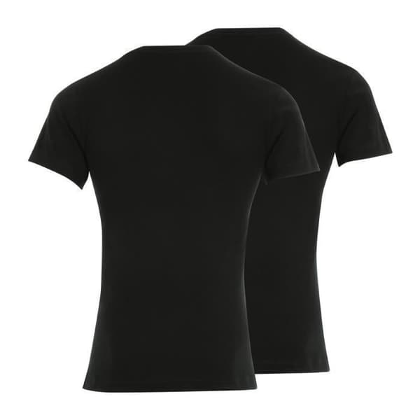 Set om 2 V-ringade t-shirts för män i ekologisk bomull Athena