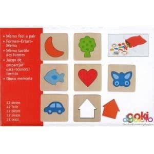 Goki - Shapes Taktil Memo ( GK-56968 )