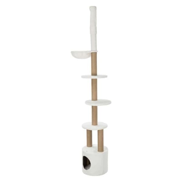 TRIXIE Cat Scratching Post Aurelio 220-250 cm Vit och Brun