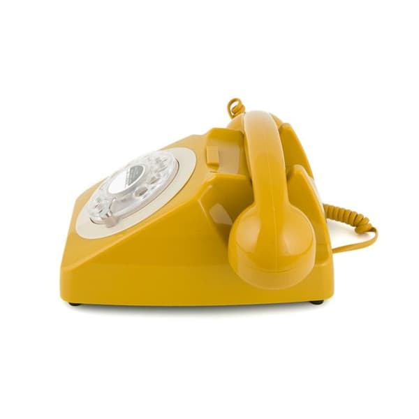Telefon GPO 746 engelska - senap