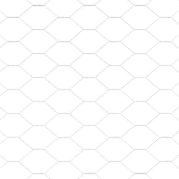 vidaXL Hexagonal stängsel 0.6x25 m Galvaniserat stål 42005671