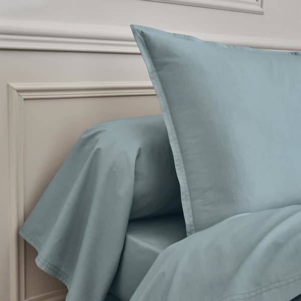 Essix kuddfodral i percale av bomull Blå Glacier 43 x 230 cm