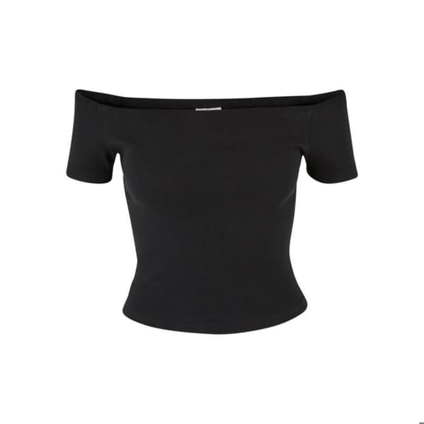 Off Shoulder T-shirt för kvinnor Urban Classics Organic