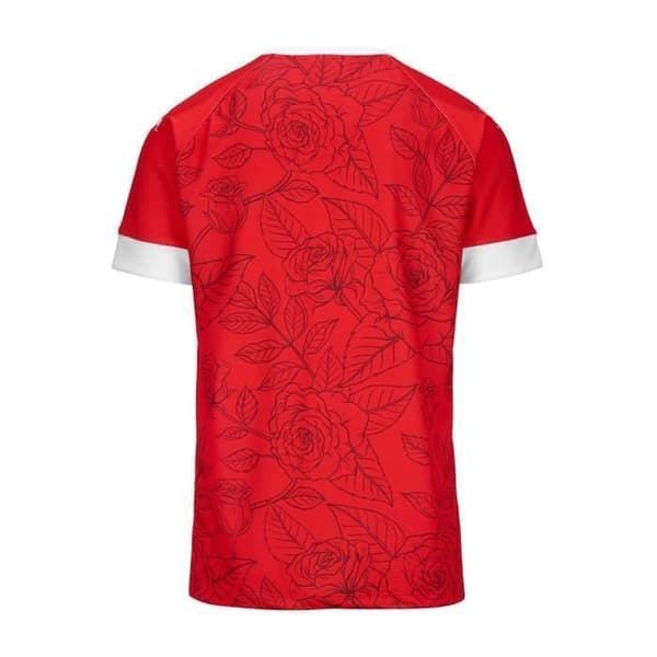 Rugbytröja - Kappa - Notro Borta - Röd - Korta Ärmar - 100% Polyester