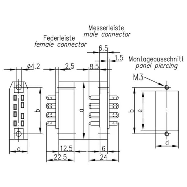Telegärtner 100023267 Hane Kontakt Antal poler 30 1 st