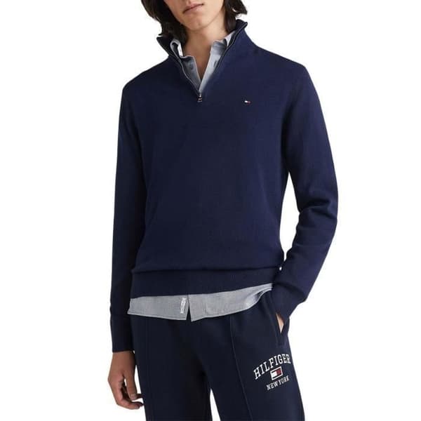 Dragkedja Tommy Hilfiger Marinblå