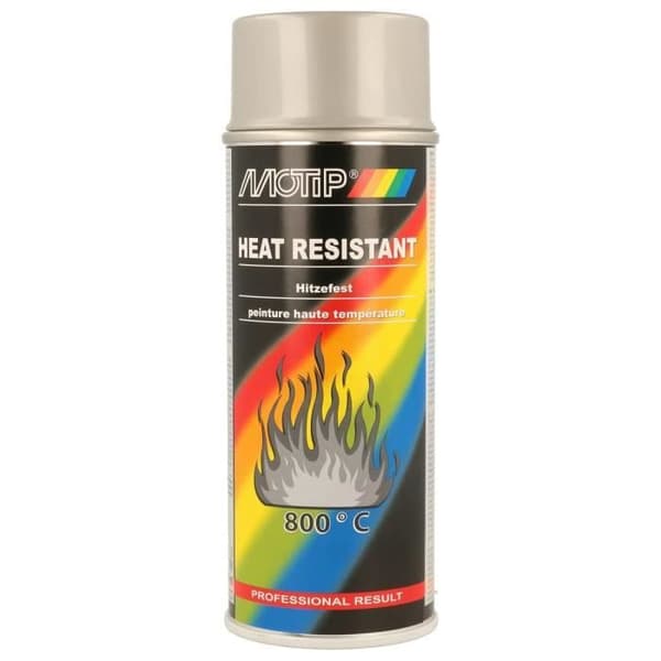 AUTO-MOTO silver högtemperaturfärg 400 ml