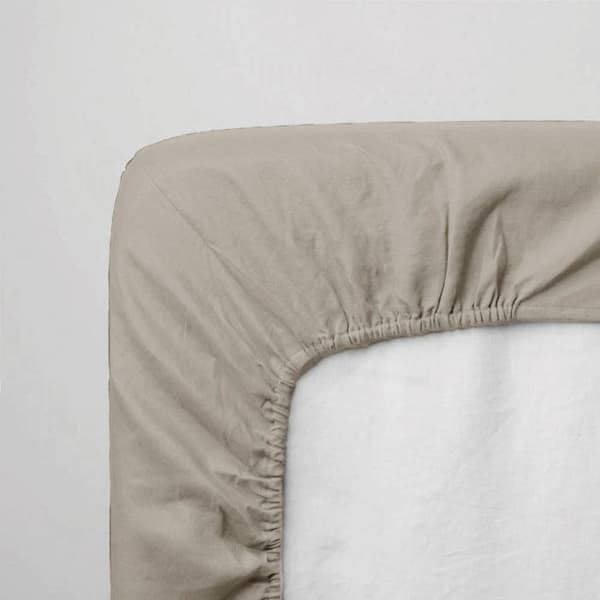 Jersey spjälsängsskydd 100% bomull Sand 40x80x13 cm