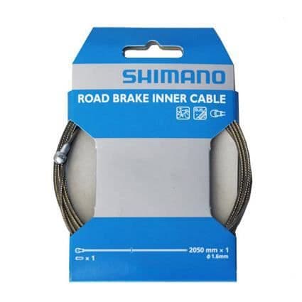 Bromskabel - SHIMANO - 2050mm - Rostfritt stål - Grå