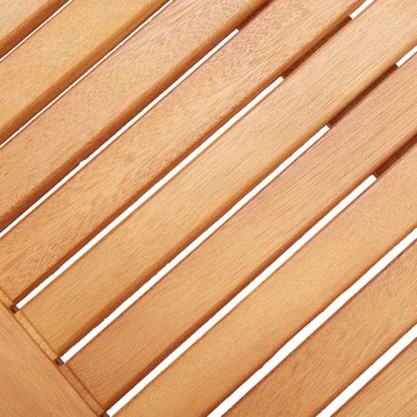 vidaXL Trädgårdsbänk 3 platser 150 cm Solid eukalyptusträ 47291