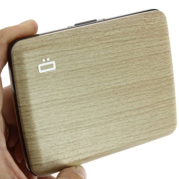 Ogon Designs - Plånbok - SMART CASE V2 LARGE PRINTED - Brun bambu - Unisex
