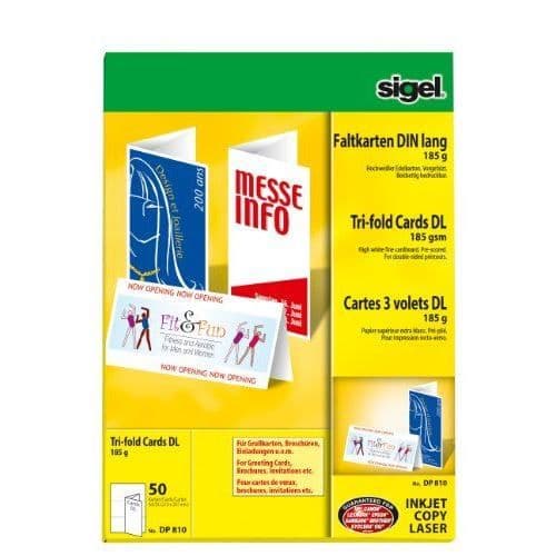 Sigel DP810 50-pack trevikt kartong...