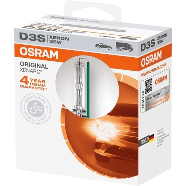 1 ampull Xenon D3S OSRAM ORIGINAL (låda)