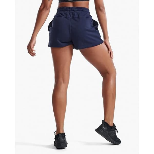 Kort dam 2XU Form French Terry - midnatt/vit