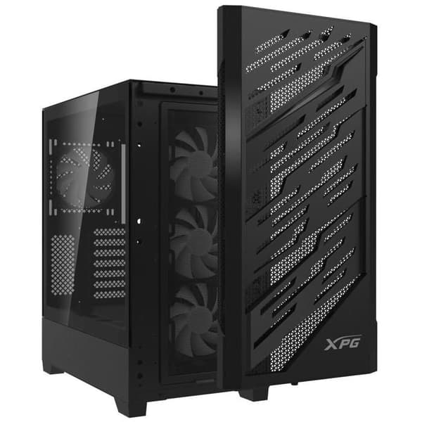 PC-chassi E-ATX - ADATA - Starker Air BTF - Svart - 4 ARGB-fläktar 120mm - Härdat glas
