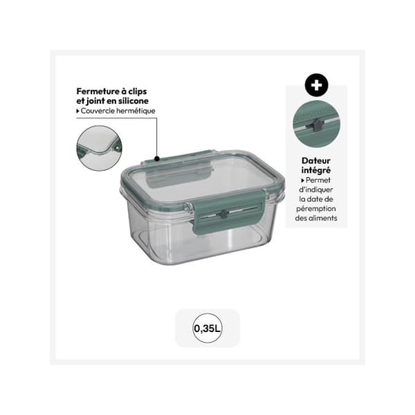 Förvaringslåda "Néo" 0,35L hermetisk - 5 five simply smart