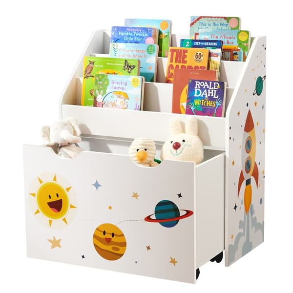 Bibliotek Avi | 62,5 x 29,5 x 70 cm | Vit