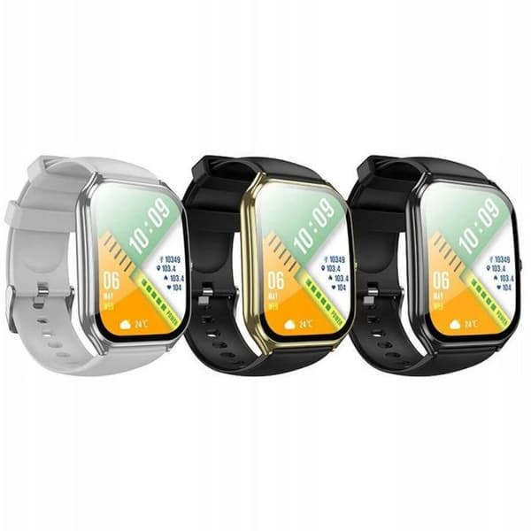 Smartklocka - HOCO - Y28 - AMOLED - samtalsfunktion - silver