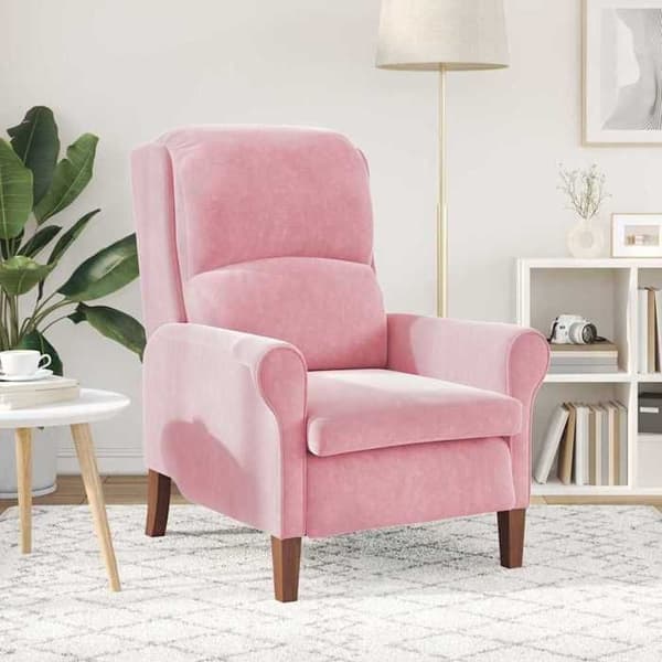vidaXL fåtölj Rosa Sammet 42009861